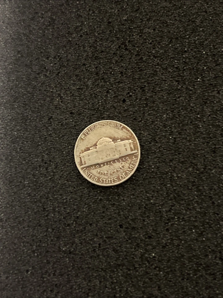 1941 Jefferson Black Nickel No Mint Mark Very Rare - Image 2 of 2