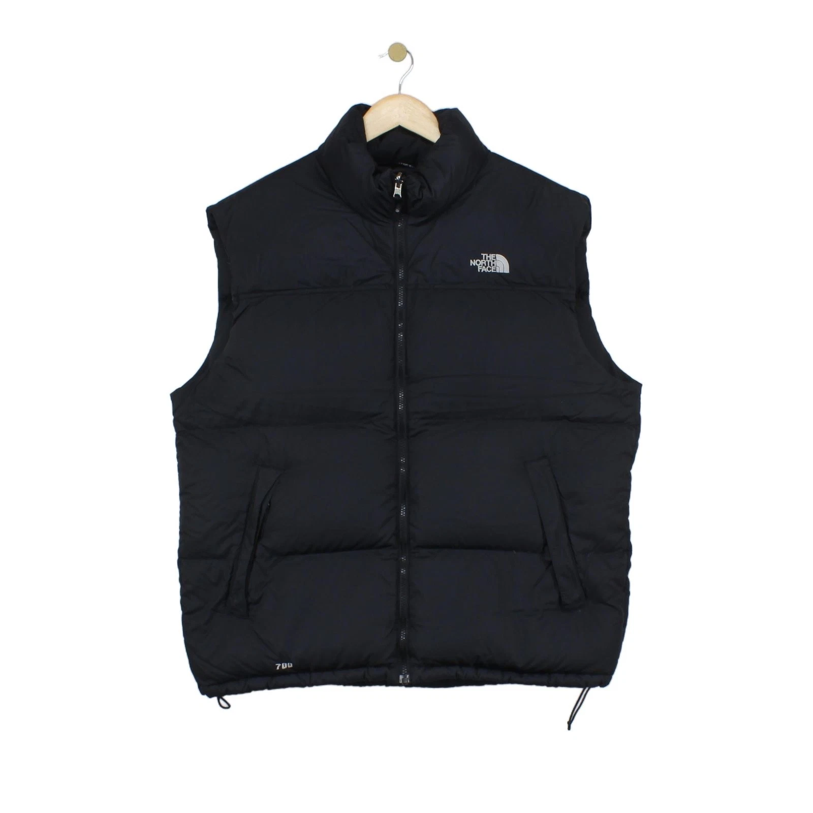 North Face Nuptse Puffer Bodywarmer Mens Size XL Black Outdoor Sleeveless Down