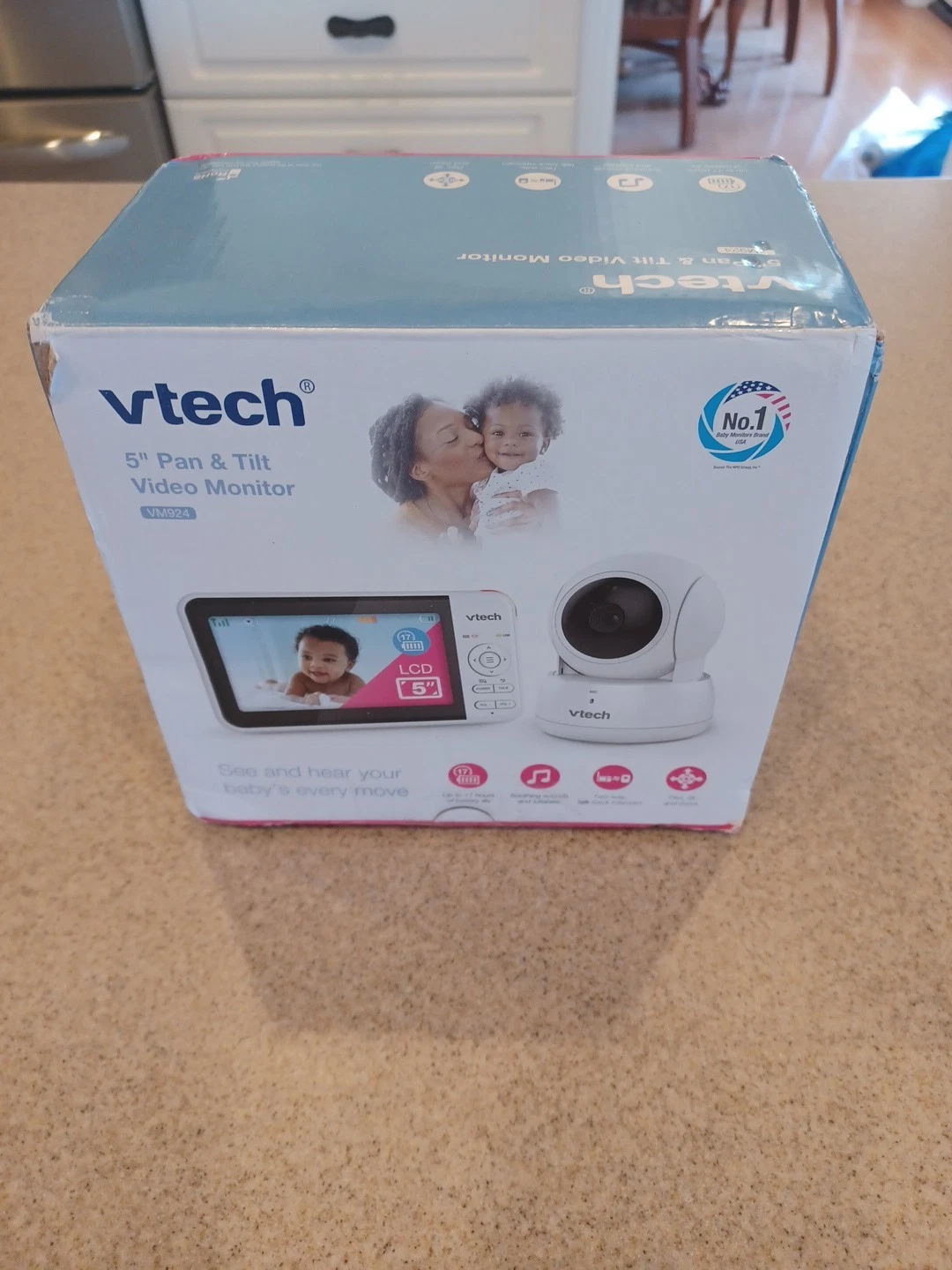 Vtech video baby monitor VM924 LCD 5"
