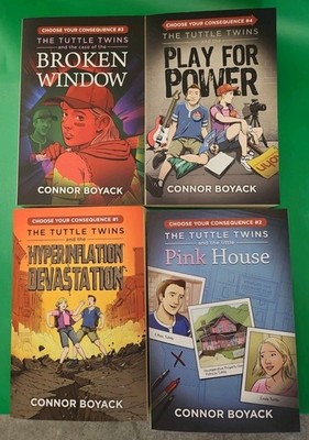 The Tuttle Twins Choose Your Consequence Books 1 2 3 4  Paperback Connor Boyack