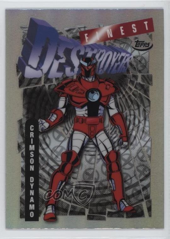 2025 Topps Finest X-Men '97 Uncommon Silver Refractor Crimson Dynamo #71 1g9t