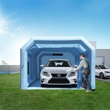 VEVOR Cabine de Peinture Gonflable Tente Peinture 8x4,5x3 m 2 Souffleurs