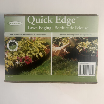 Suncast Quick Edge QE20 Interlocking Landscape Edging with 40 6 Inch Sections