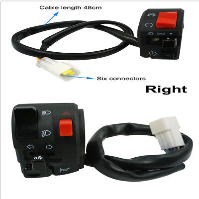 ATV Switch 7//8/" handlebar ON//OFF Button On-Off  for Honda Harley Motorbike ABS
