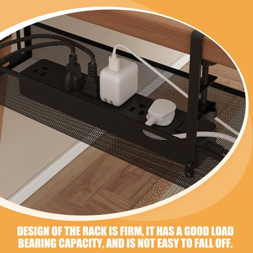 Support De Stockage Bandes Bureau Sous Le Plateau Organisateur Câble Table - Afbeelding 8 van 12
