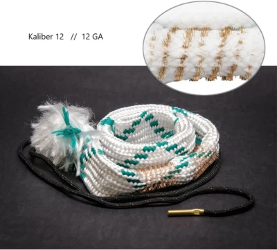 EIGENMARKE Laufreinigungsschnur Rope Bore Snake 12 Putzschnur Flinte Gewehr Kaliber 12