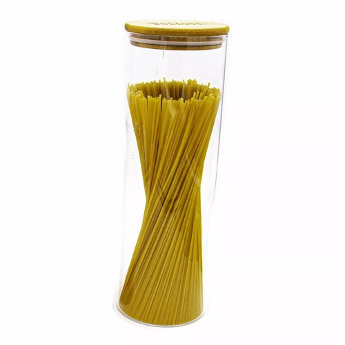 Tarros de vidrio transparente tapa hermética hierbas condimento contenedores de almacenamiento olla 2500 ml/85 oz - Imagen 3 de 9