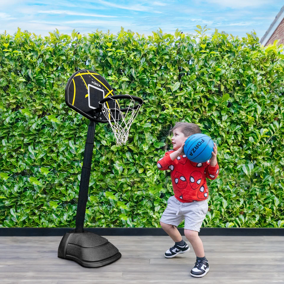 FORZA Mini Tablero y aro de baloncesto [JS165] - ALTURA AJUSTABLE - 1,25 m–1,7m - Imagen 3 de 4