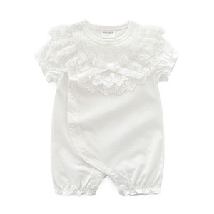 christening romper girl
