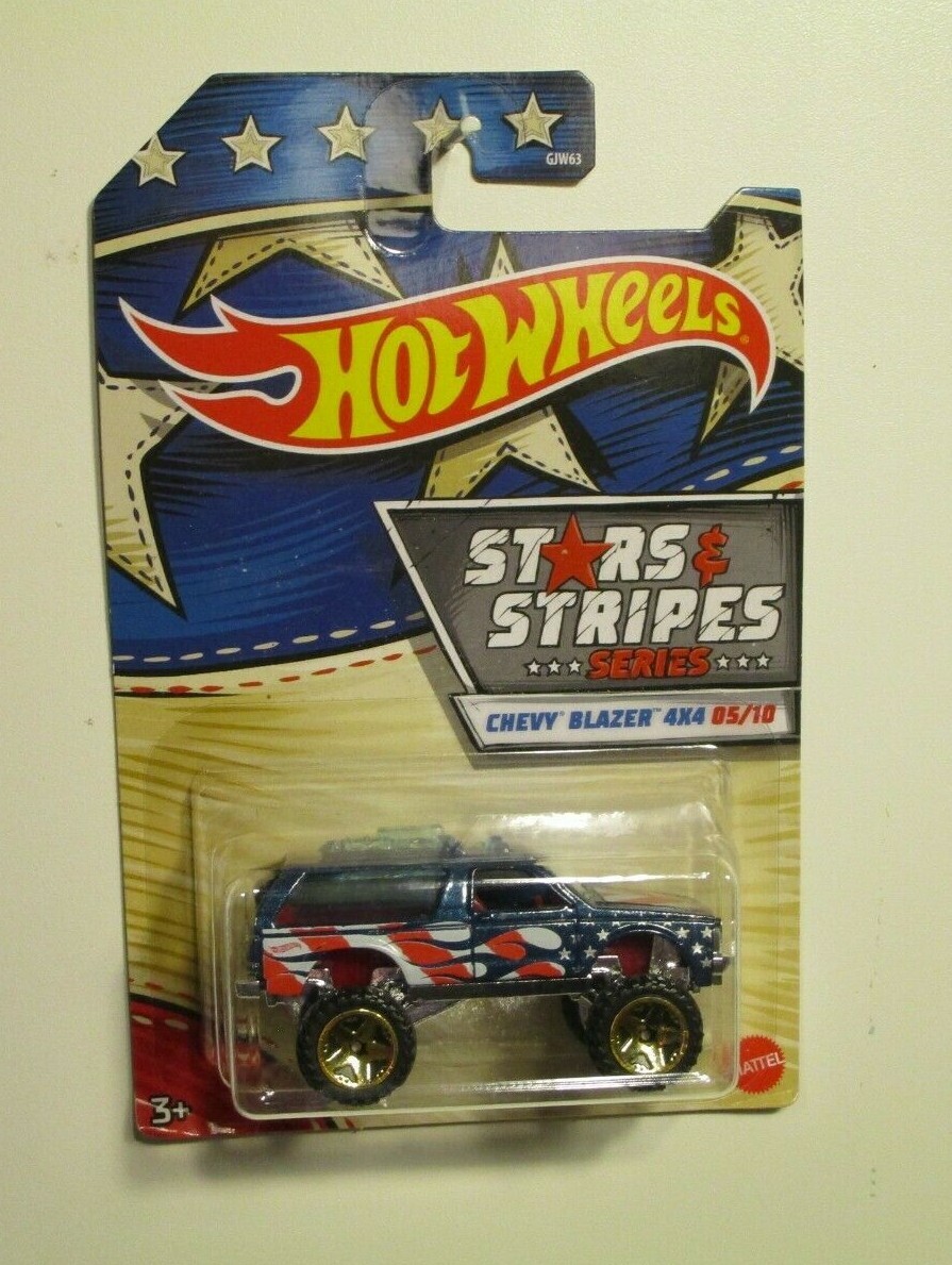 HOT WHEELS '83 1983 CHEVY BLAZER 4X4 STARS & STRIPES SERIES