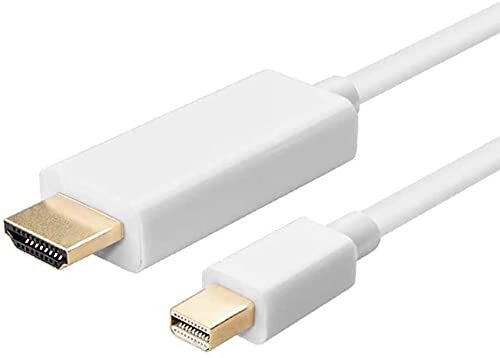 Tec-Digi 4 K Mini DisplayPort DP a HDMI, placcato oro 1,8 M HDTV (b5A)