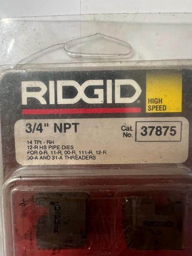 Filière 3/4" NPT 12R HSS Steel Dragon Tools - Compatible RIDGID, Pour Filetage Tuyaux