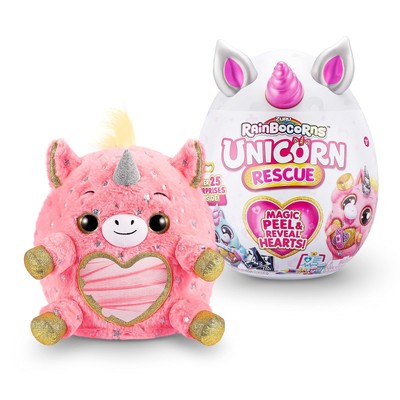 Rainbocorns Unicorn Rescue Surprise (Pink) by ZURU, Easter Basket Stuffers, C...