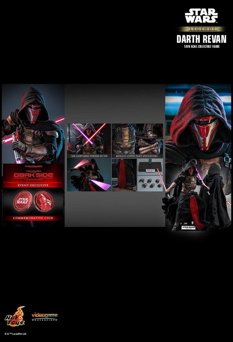 ホットトイズVGM62 スター・ウォーズ ダース・レヴァンDarth Revan Hot Toys 1/6 VGM62 Star Wars LEGENDS DARTH REVAN Standard