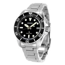 Seiko Prospex SBDJ063 Diver Scuba Black Men's Watch Solar Silver Analog Outdoor