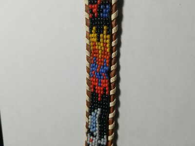 Antique Native American Beaded Belt - 7/8 display picture 3