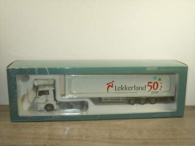 MAN TGA 18.480 Truck & Trailer Lekkerland 50 Jaar - Lion Toys 1:50 in Box *55403