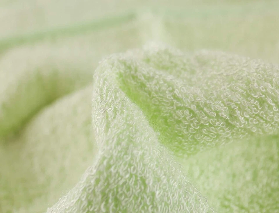 Paños de bambú, 10X10" multicolor - Paños súper suaves para bebés y faciales - Paquete de 6. Foto 4 de 4