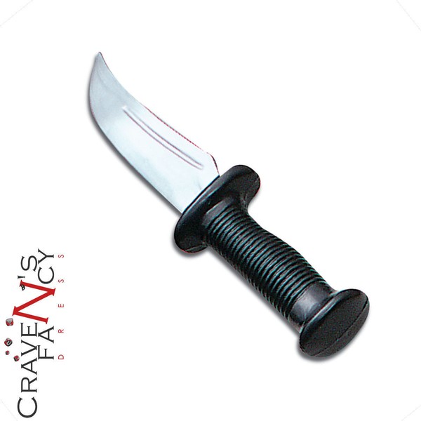 Rubber Knife Dagger Toy Weapon Halloween Fancy Dress Costume Outfit