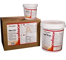 Excelsior EW-710 Epoxy Wet-Set Adhesive, Vinyl,118oz(total A+B)Flooring Adhesive