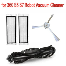 Main Brush Side Brush HEPA Filter Set for 360 S5 S7 Robot Vacuum Cleaner Part