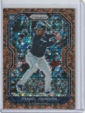 2021 Prizm Daniel Johnson BRONZE DONUT CIRCLES Rc #d 9/40 Indians
