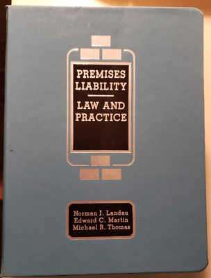 Premises Liability Law And Practice Books Volume :- 3 (November 1992)