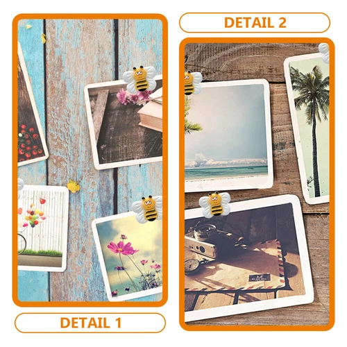 25Pcs Thumbtacks Bulletin Board Hooks Bee Pushpin Accessories DIY Pendant Gift - Picture 5 of 13
