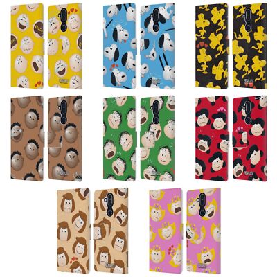 OFFICIAL PEANUTS CHARACTER PATTERNS LEATHER BOOK WALLET CASE FOR NOKIA PHONES