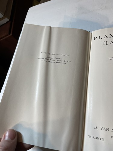 Plant Disease handbook - westcott - van nostrand 1955 - Picture 6 of 7