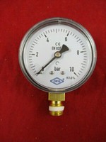 "Manometer Ø 63 Mm 1/4\" 0-10 Bar Oeg Radial G1/4\" Selbstdichtend Unten 310776540"