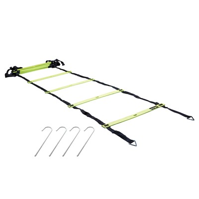 PER4M Speed Ladder Neon Yellow 15'' Rung Width Agility Ladder