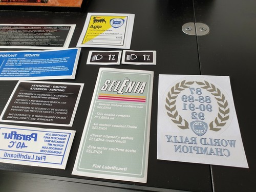 Lancia Delta Integrale & Evo Satz Aufkleber Sticker Set 16 teilig 16 pcs - 第 3/4 張圖片