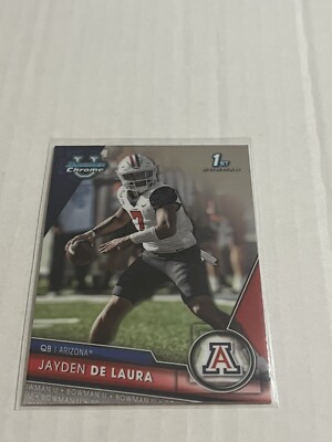 2023 Bowman Chrome University 1st Bowman Jayden De Laura Base