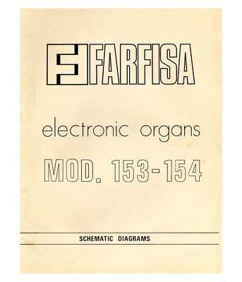 FARFISA 153 154 Service Manual Schematic Diagrams Schematic 112459 112460 - PDF