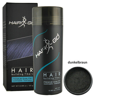 Haarverdichter HairGo Streuhaar Schütthaar Hairfor2 Haarausfall dunkelbraun