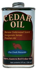 8oz Cedar Oil Can - Essential Eastern Red Cedar Wood (juniperus virginiana)