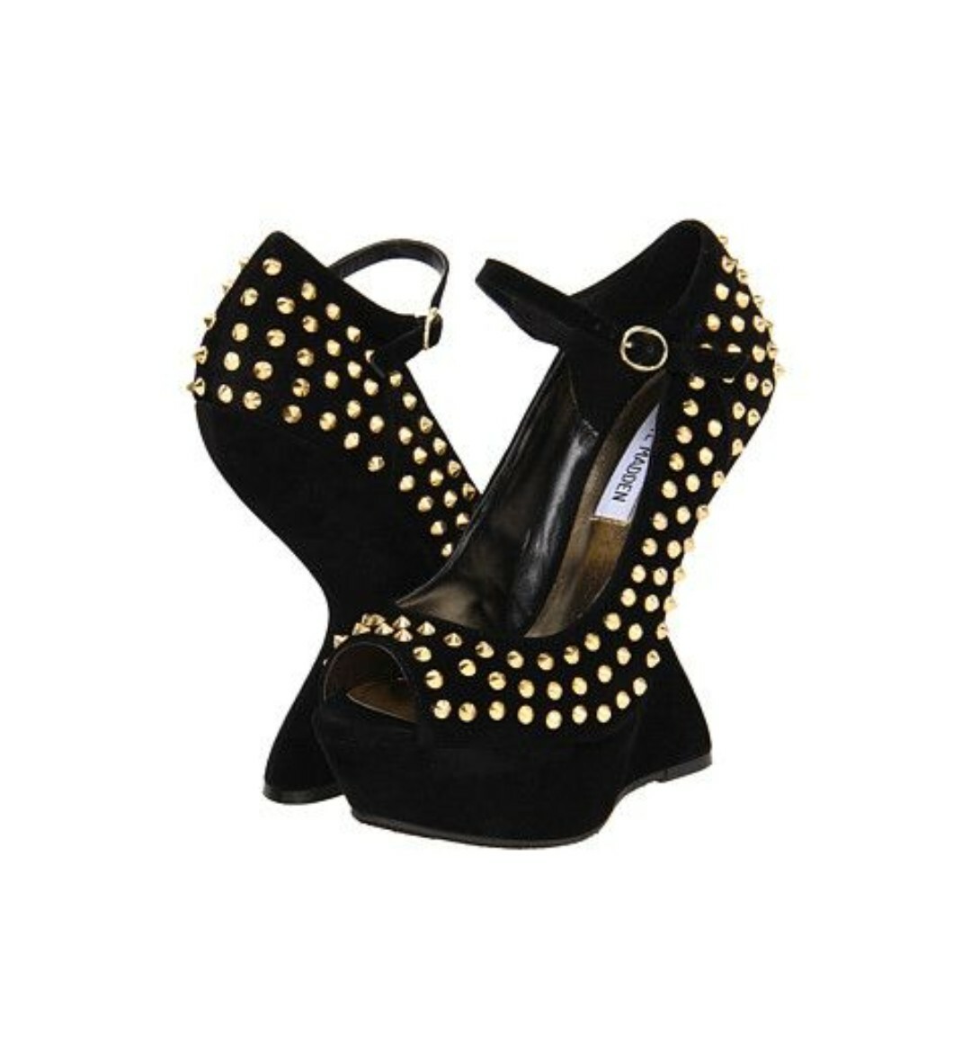 STEVE MADDEN 黒 スエード ミュール Steve Madden Santana Block Heels In Black – Infinity Raine