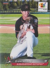 2018 Albuquerque Isotopes SGA Drew Weeks RC Rookie Colorado Rockies Minor
