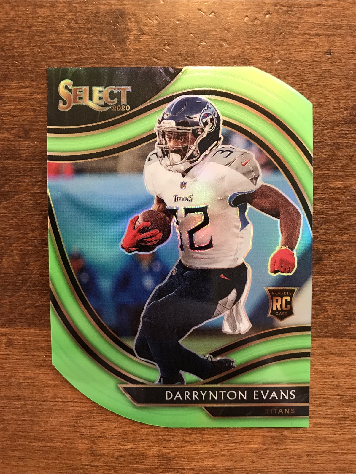 Darrynton Evans 2020 Select Neon Green Prizm Rookie #378 Tennessee Titans RC