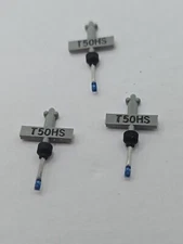 GENUINE Tetrad BSR flip Needle T50HS- 3 pack Needle Stylus UNIVERSAL