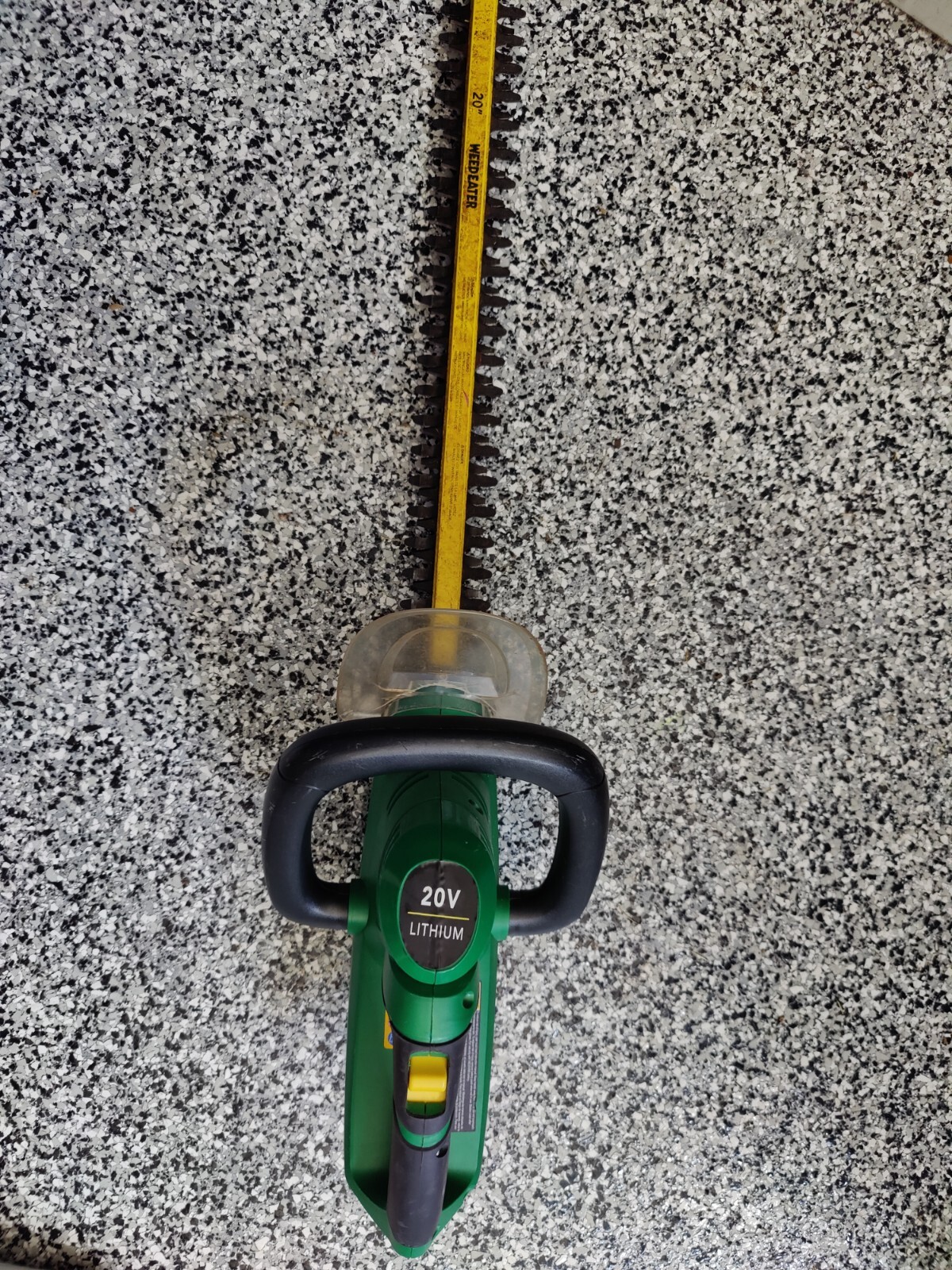 Weed eater WE20VH Cordless Hedge Trimmer Lithium 20 Volt~NO BATTERY TOOL ONLY