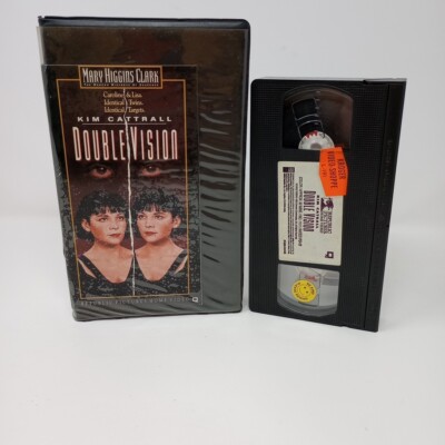 Double Vision Kim Cattrall Mary Higgins Clark Vintage VHS Thriller Ex Rental