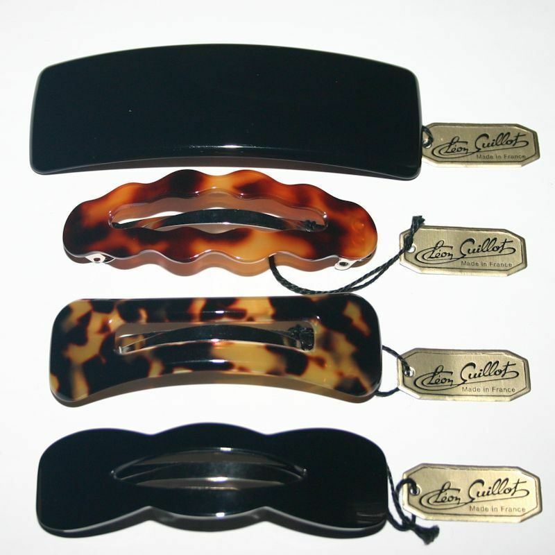 Peigne-Barrette à Cheveux Vintage En Ivoire - Style Rétro - Occasion