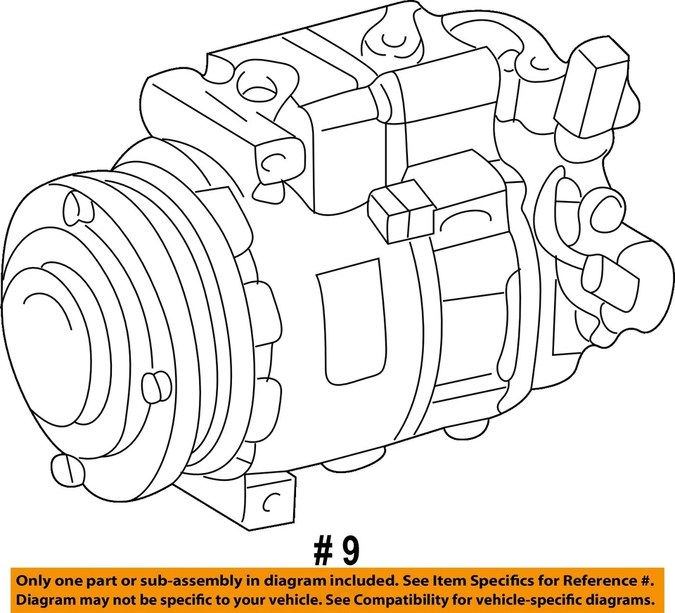 Compresor de aire acondicionado usado se adapta a: Mercedes-benz Mercedes clase s 230 2003 tipo SL500 Gra Foto 4 de 4