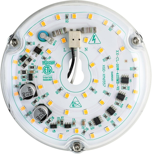 2 Pack 4'' 20W LED Ceiling Fan Light Retrofit Kit, Ceiling Light Replacement Pan - Picture 2 of 12