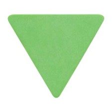 Delrin Green Guitar Or Bass Pick - 0.88 mm Made In USA 355 Large Triangle Shape