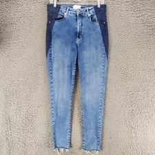 Lola Jeans Womens 31 Alexa Blue Stretch High Rise Skinny *GUC*