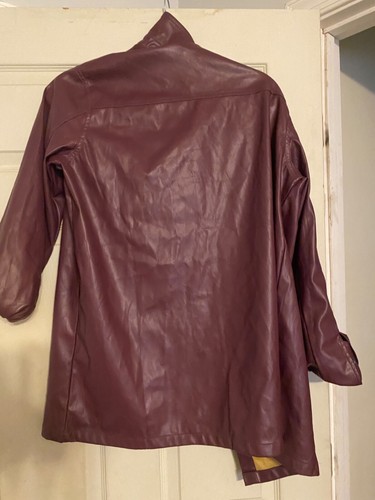 Faux Leather Shirt/Dress & Stocking - Picture 5 of 10
