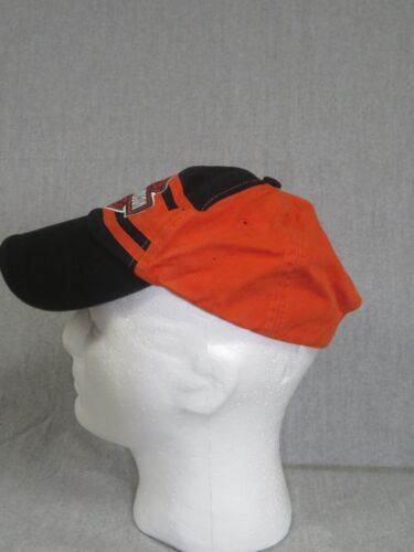 Harley Davidson Logo Cap Orange & Black Harley Adj. Buckle - Picture 3 of 7